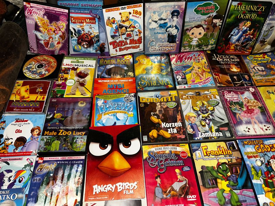 Bajki dla Dzieci na DVD - 88 sztuk ! +  GRATIS !