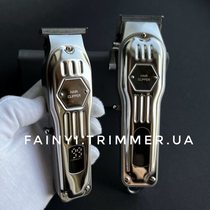 ‼️РОЗПРОДАЖ‼️Набір барбера 2в1 машинка стрижки голови бороди тример