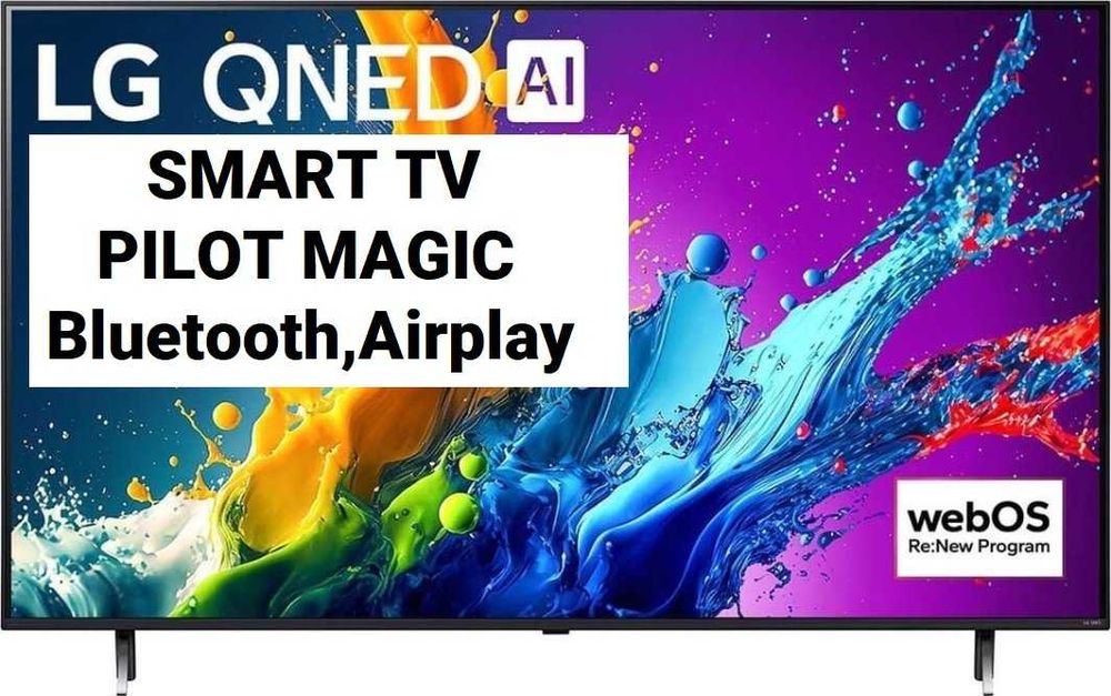 Telewizor LED  LG 55QNED80T6A 4K UHD Smart TV Pilot Magic Nowość!!!