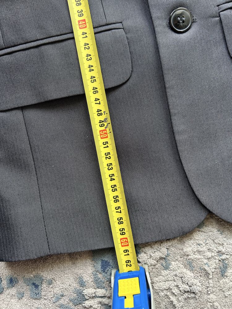 134 cm Garnitur komplet 3 częściowy grafit ciemny szary komunia