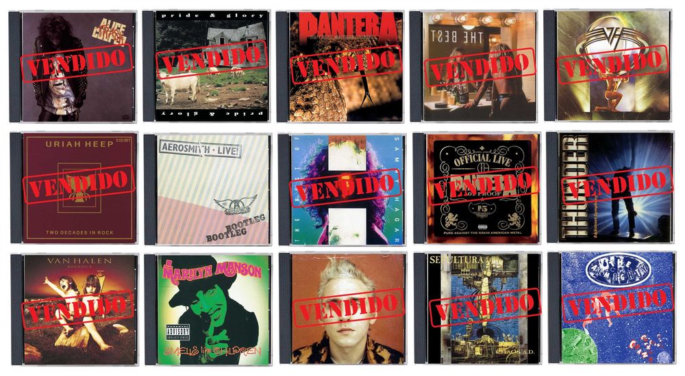 Heavy Metal, Hard Rock, Metal: Lote de 60 CD's [1]