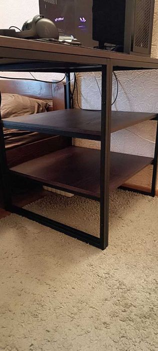 Письмовий стіл в стилі лофт - ясен венге