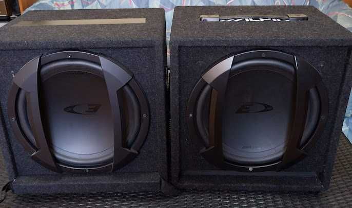 Alpine 2 subwoofers SBG SB, 200 watts rms 600 potencia máxima