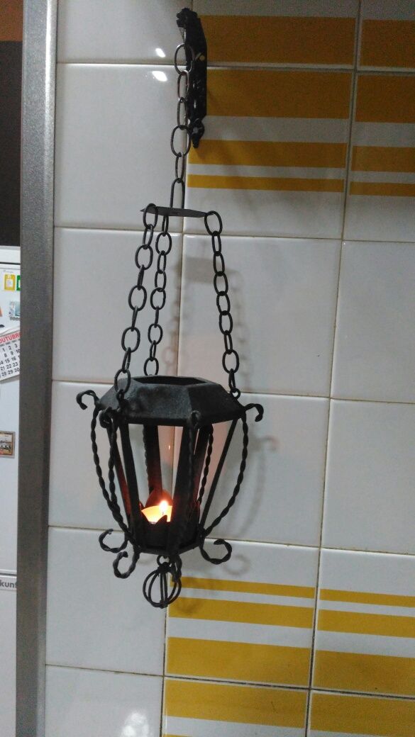 Candeeiro/suporte para vela  antigo