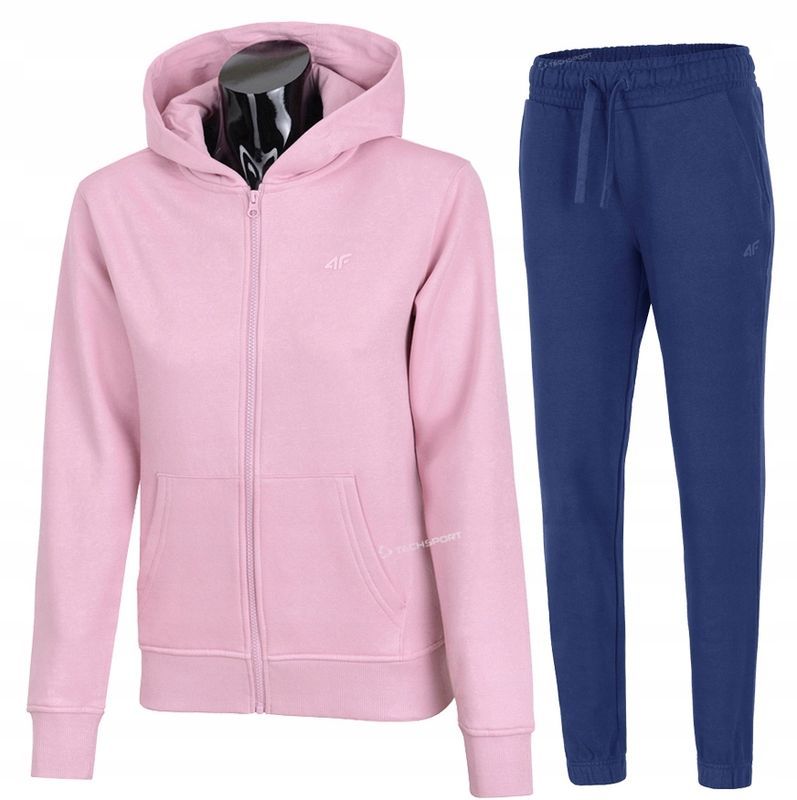 4f Damski Dres Bawełna Komplet Bluza Spodnie / rozm Xl