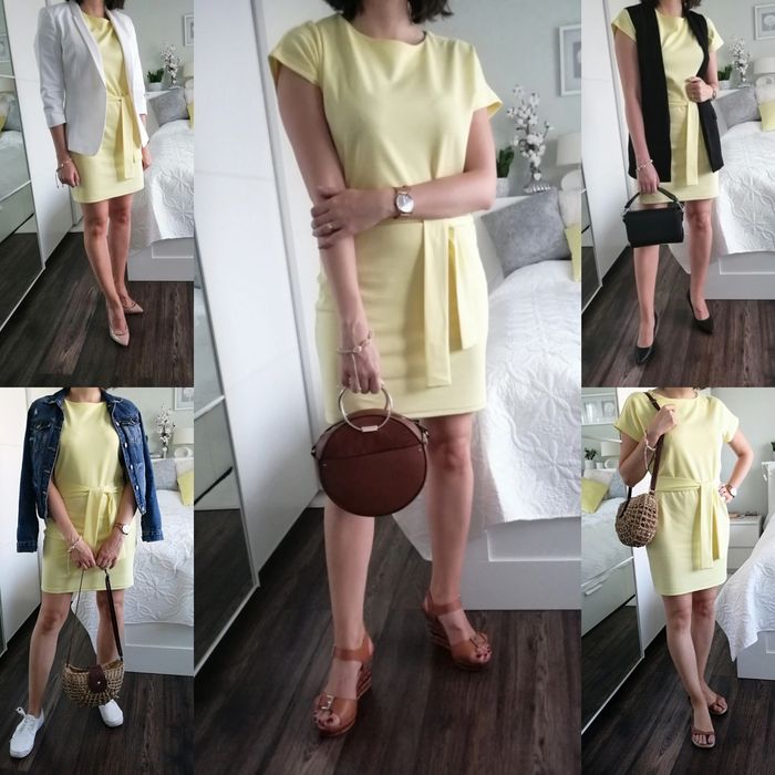 Żółta sukienka - Reserved - S