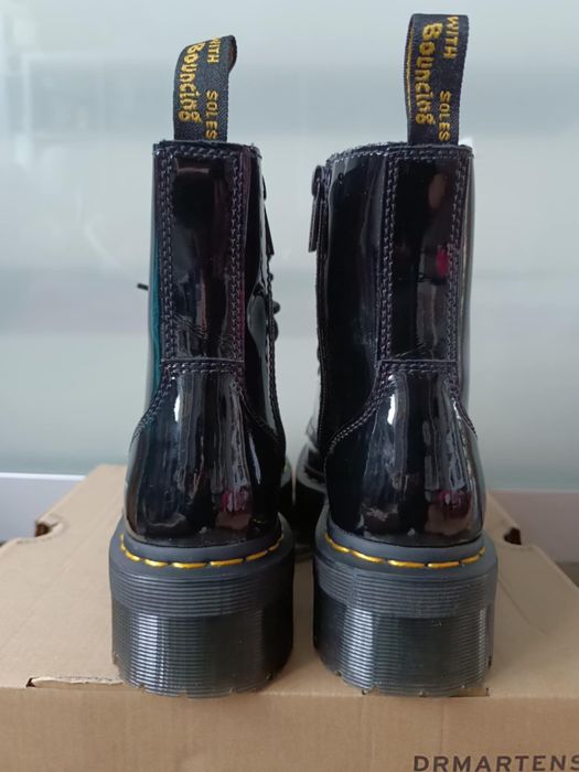 Dr. Martens Jadon Black Patent Lamper 38