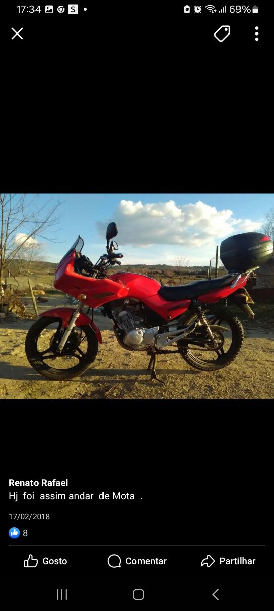 Mota yamaha diversam ybr 125