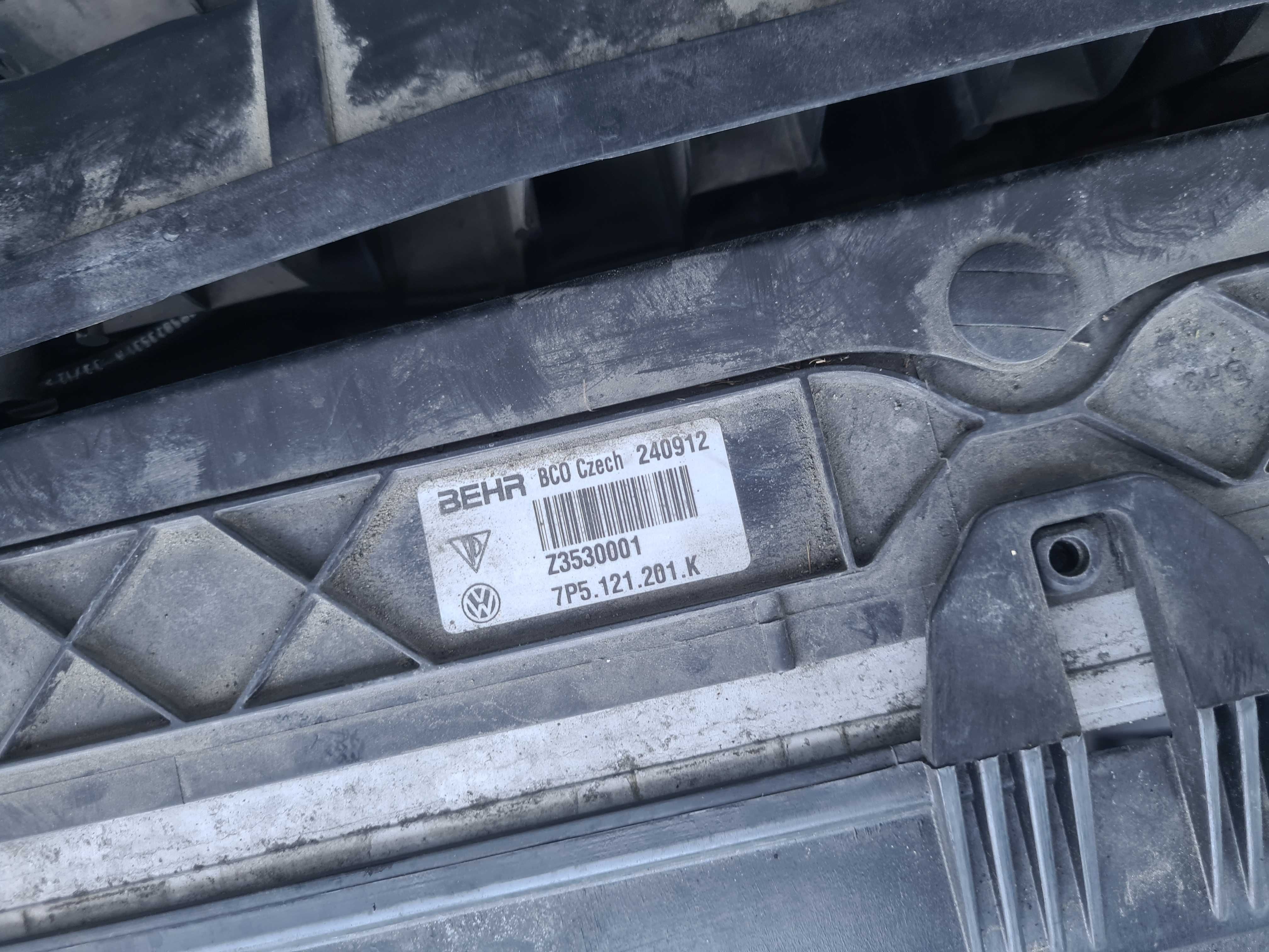 Porsche Cayenne II 7P 4.8 GTS pas przedni belka chłodnica wentylator