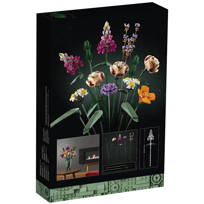 конструктор як lego букет квітів лего букет цветом подарок