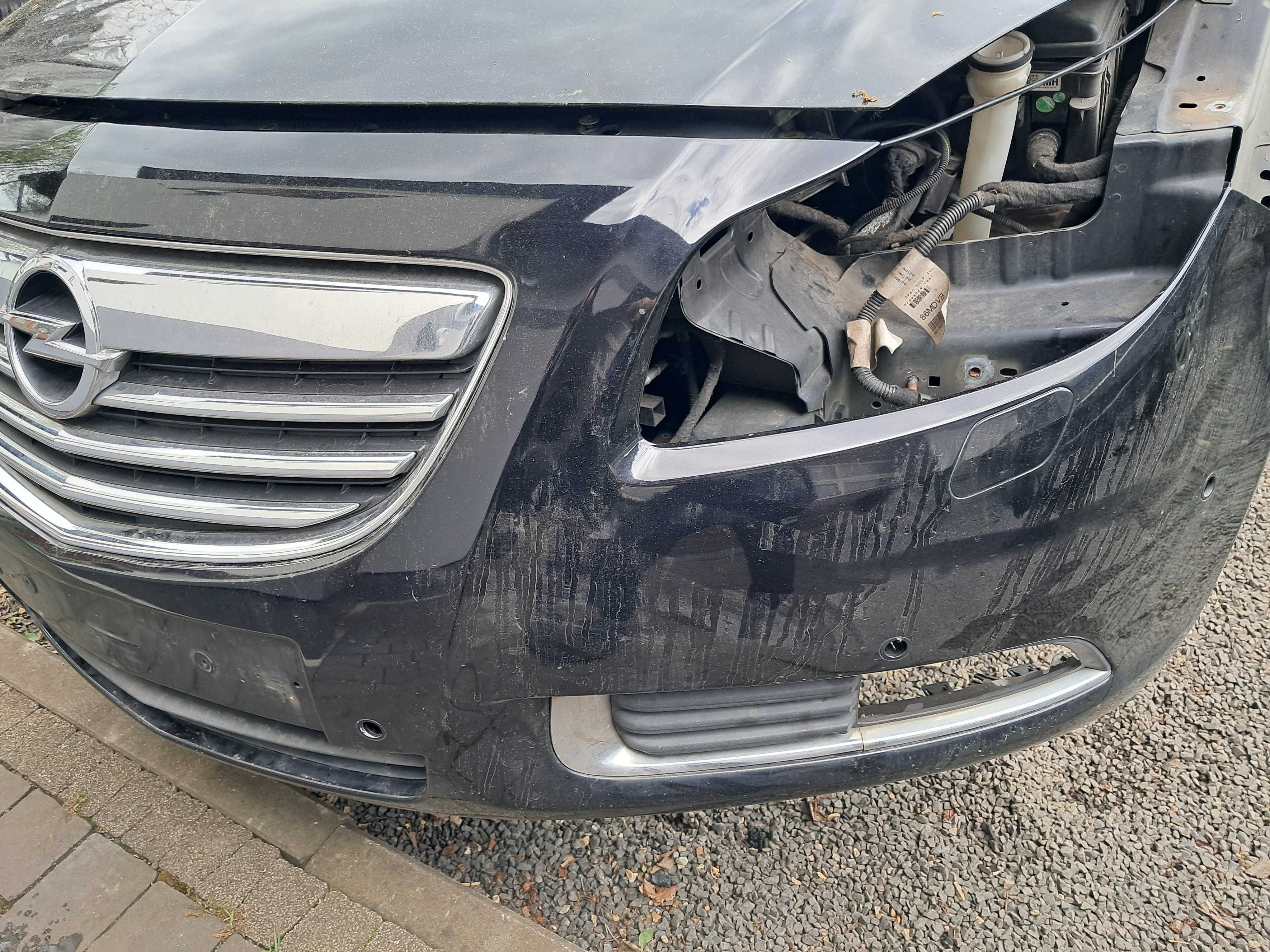 opel insignia a przed lift zderzak przód kompletny 6pdc, spryski Z22R