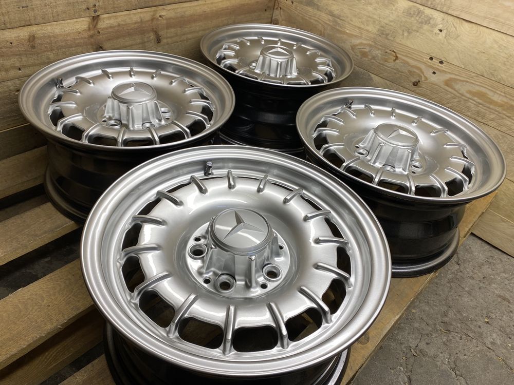 Mercedes Barock w126 Oryginał Fuchs 6,5x14” et30 Nowy lakier