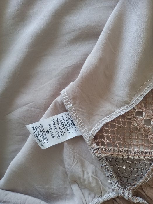 Sukienka bez rękawów etno boho Made in Italy roz S 36