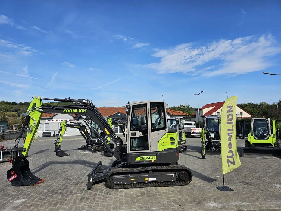 Zoomlion ZE55GU  Nowa koparka Zoomlion ZE55GU 5,5t od ręki!