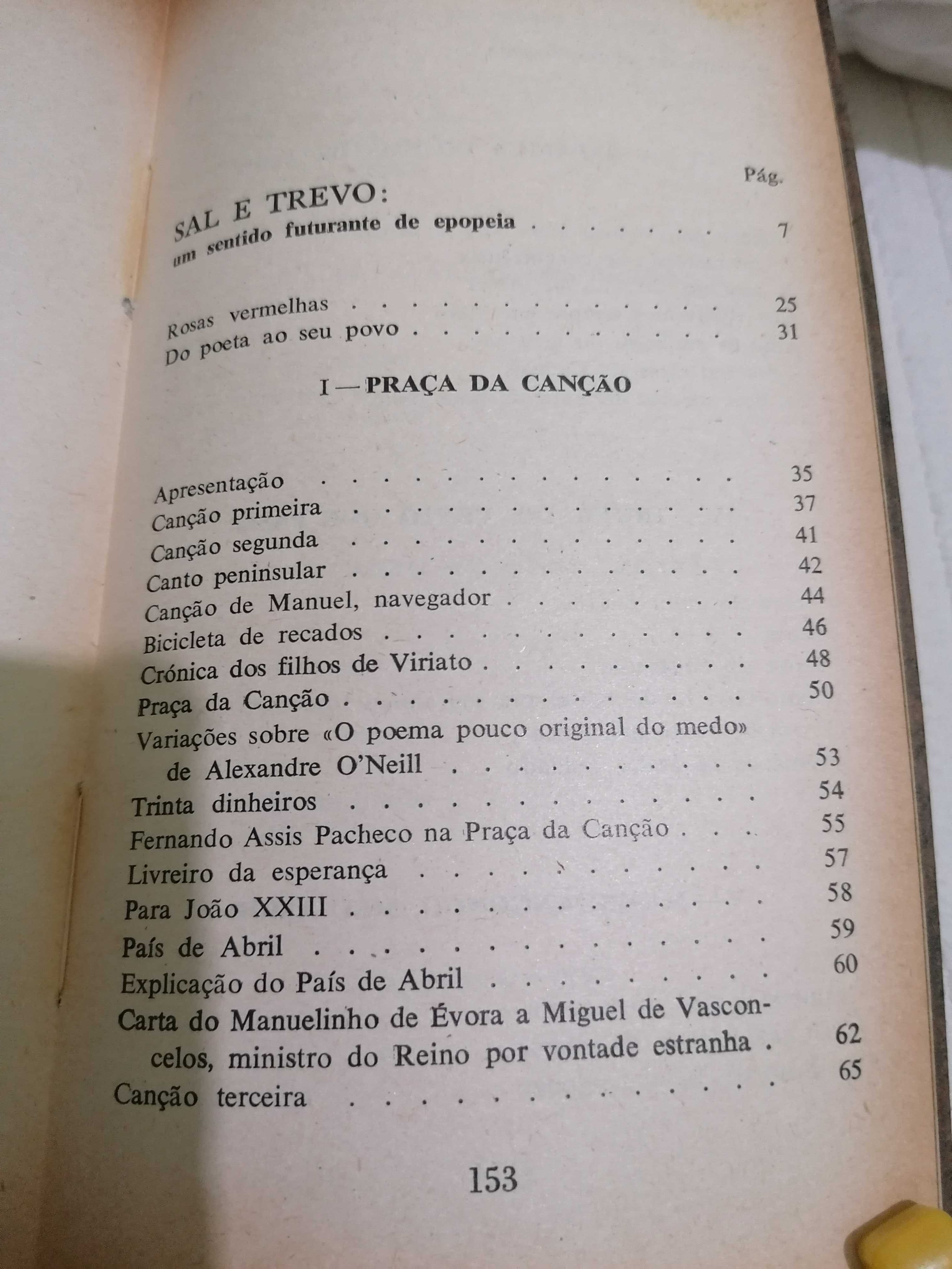 Praça da Canção, Manuel Alegre, 2ª edição Editora Ulisseia (raro)