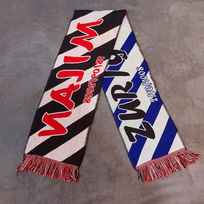 Матчевий шарф Мілан-Цюрих Кубка УЄФА з датами