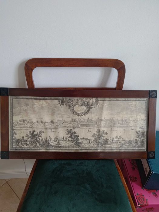 Erik Dahlberg Warszawa reprodukcja miedzioryt