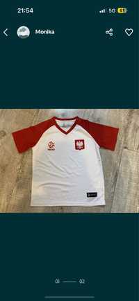 Koszulka piłkarska chłopięca 140 Polska
