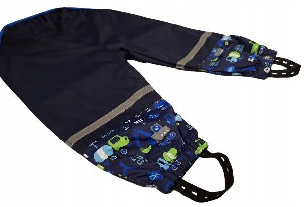 Spodnie Ocieplane Nieprzemakalne Ogrodniczki Przeciwdeszczowe 110