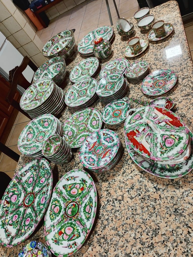 Louça porcelana Chinesa,Mandarim fabrica em Macau