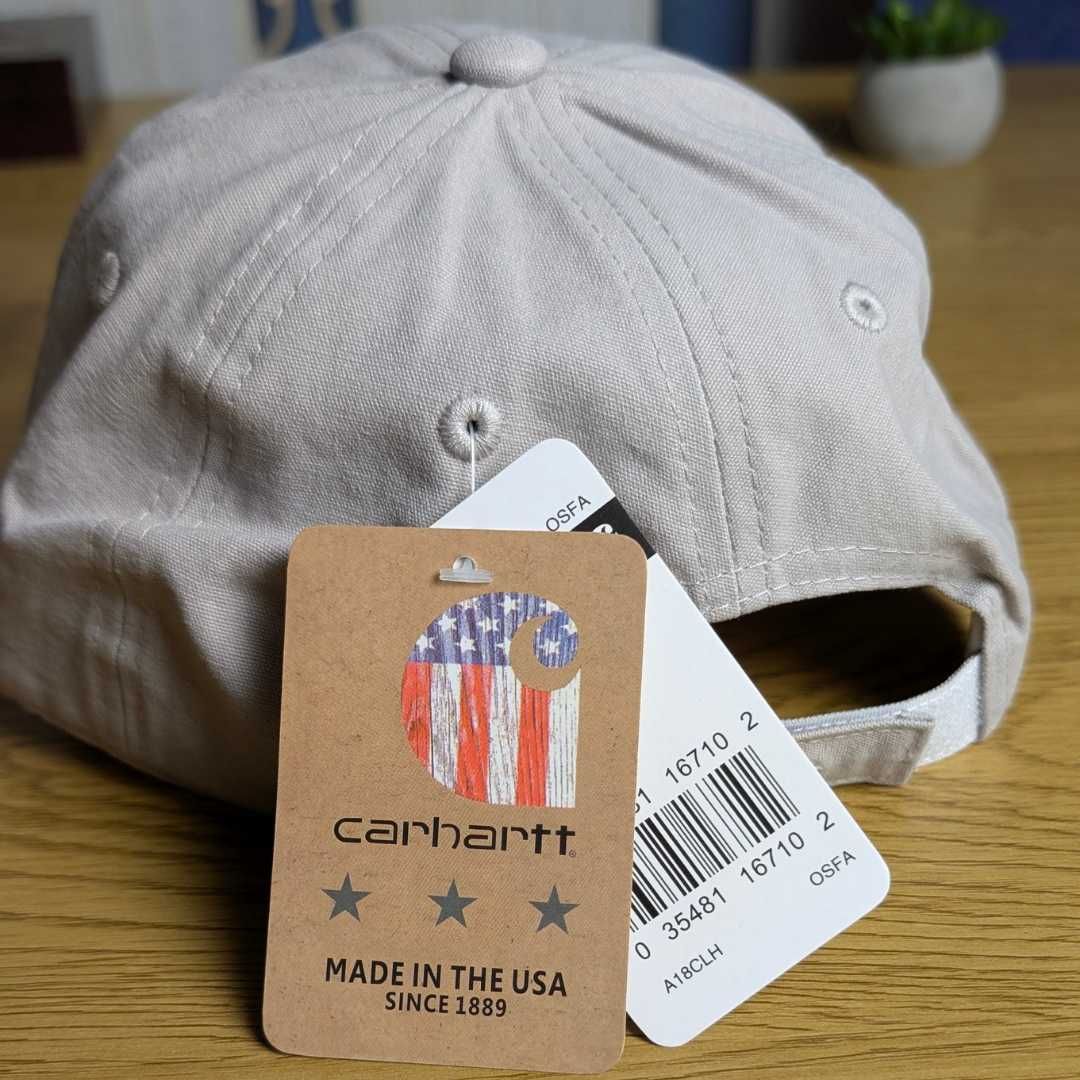 Серая Кепка Carhartt, кепка кархарт, бейсболка кархарт, сіра кепка