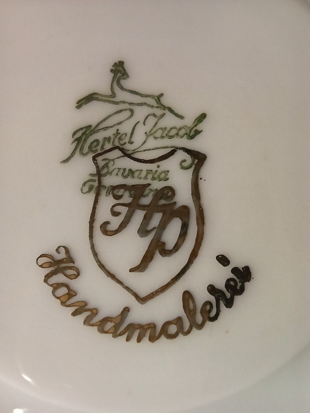 Porcelana Kolekcjonerska Filiżanka do Mokka Hertel Jacob Złocenia HP