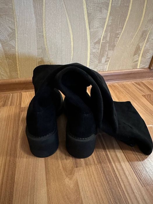 чоботи-чулки жіночі з натуральної замші