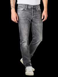 Мужские джинсы G-STAR RAW серого цвета (3301 Regular Tapered)