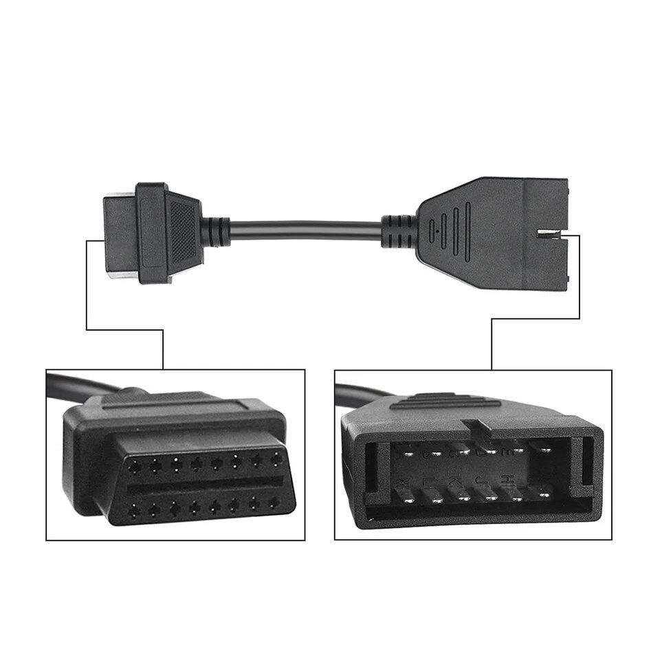 Адабтер G 12 Pin 12 Pin штекер OBD 2 16 Pin