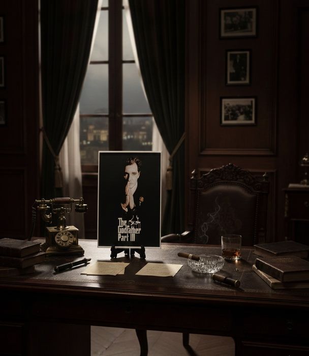 Posters 3D - The GODFATHER I, II e III.