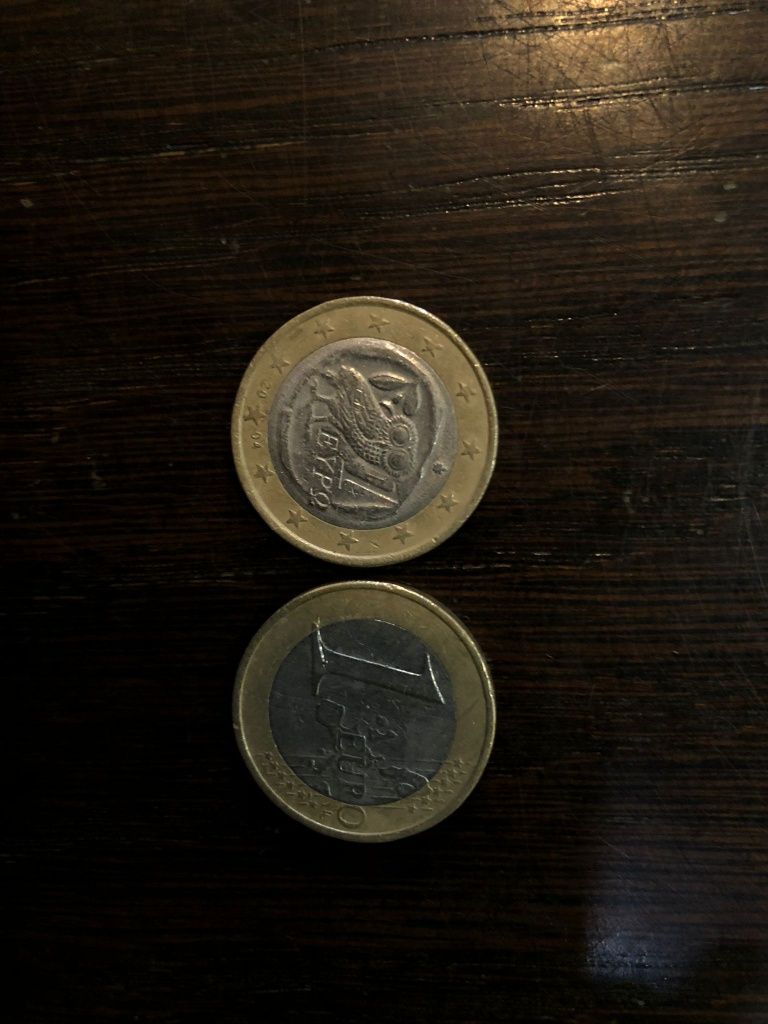 Moeda de 1 euro Grécia