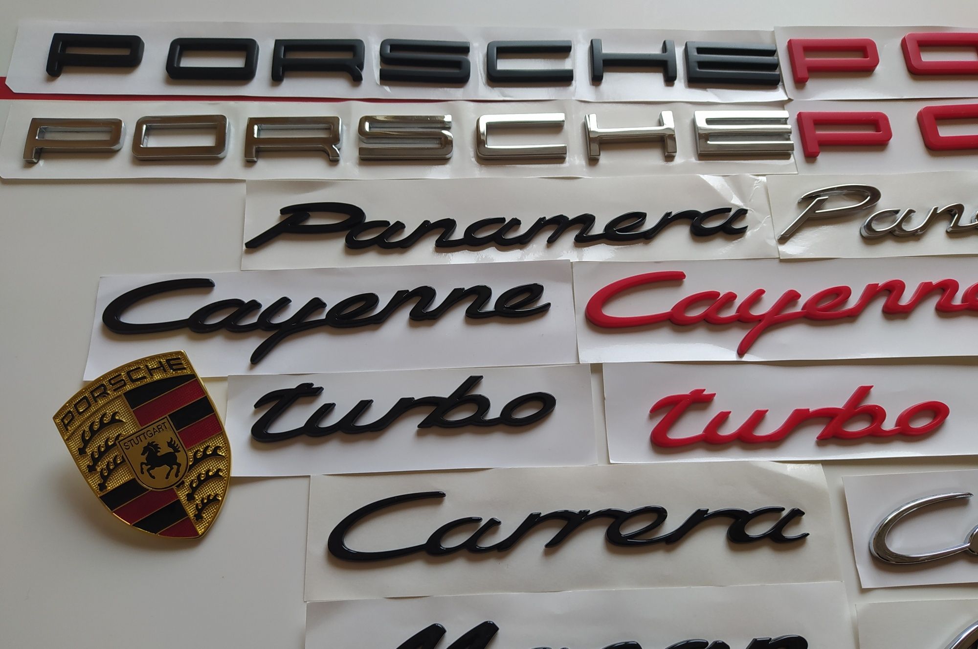 Надпись Эмблемы наклейки Porsche Macan Carrera Cayenne Порше Panamera