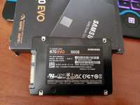 ssd Samsung 870 evo 500gb s.n. S62ANJ0NC17534M майже новий 17 годин