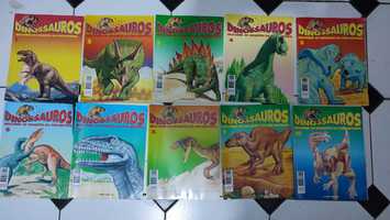 27 Revistas + 5 livros sobre Dinossauros