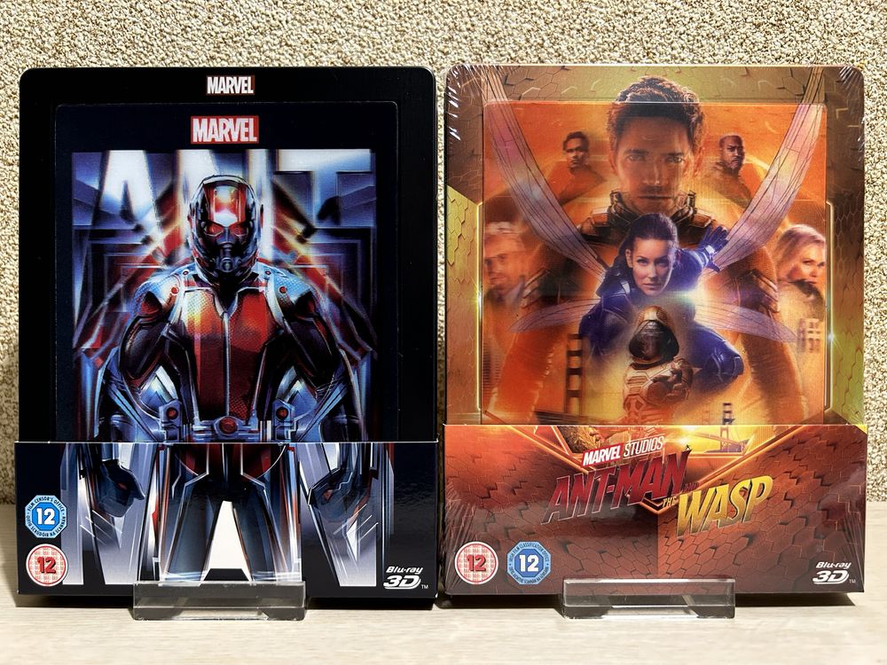 Steelbook Blu-ray Lenticular Marvel / Человек-муравей 1 - 2 и другие