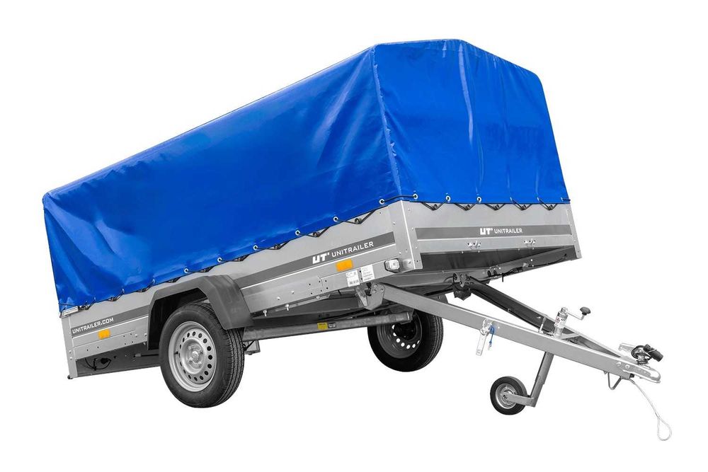 Przyczepka samochodowa GARDEN 265 KIPP 264x150 stelaż H800 + pokrowiec