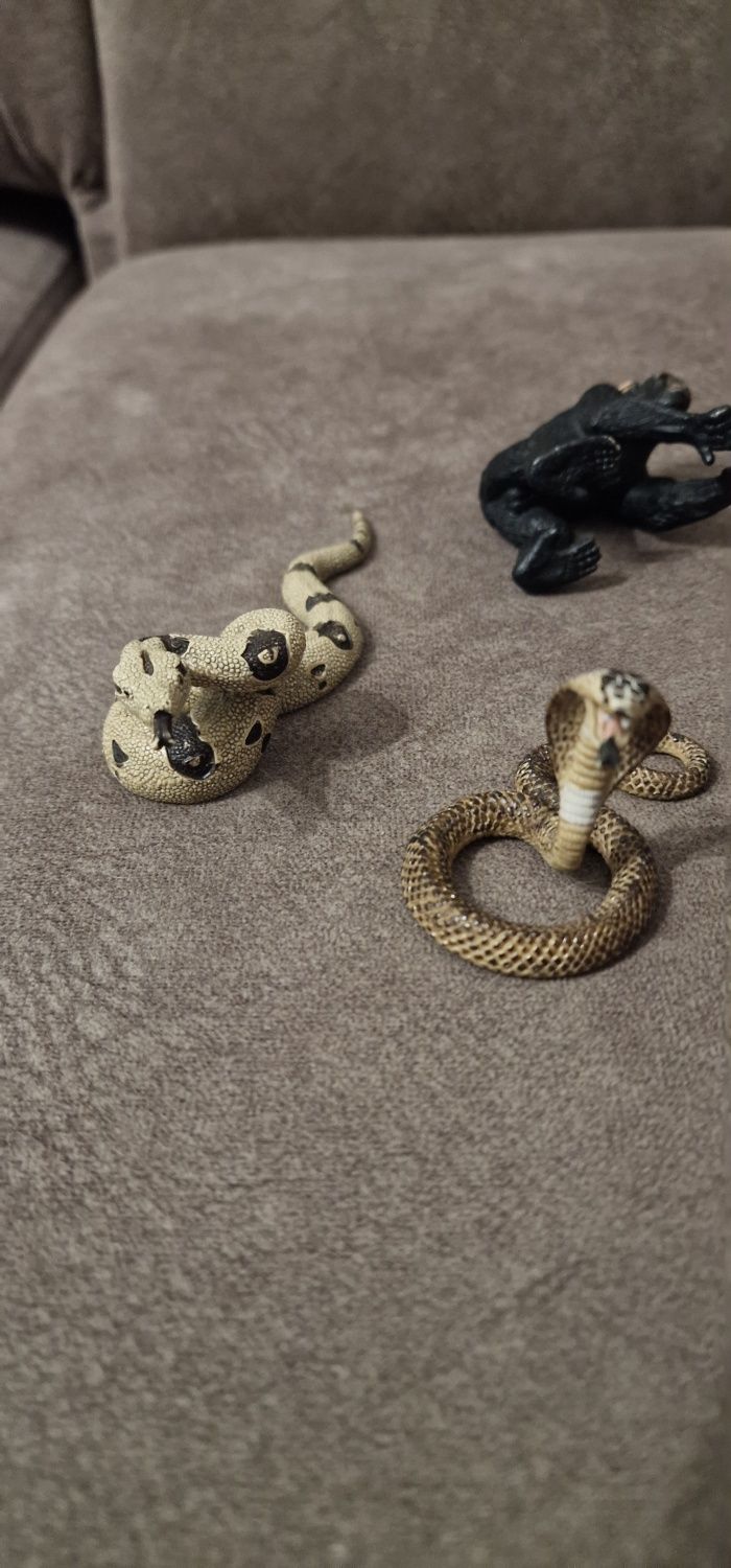 Schleich małpy , Koala węże, pająk, żółwie