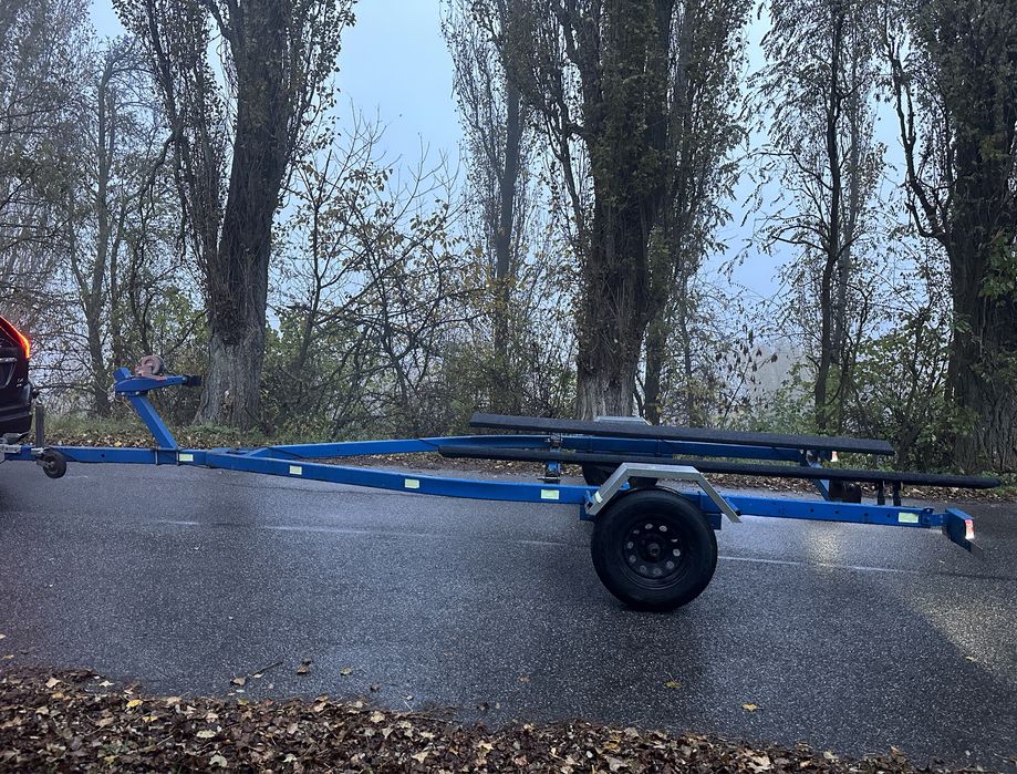 Przyczepa podłodziowa slipowa portowa wózek slipowy pod łódź motorówke