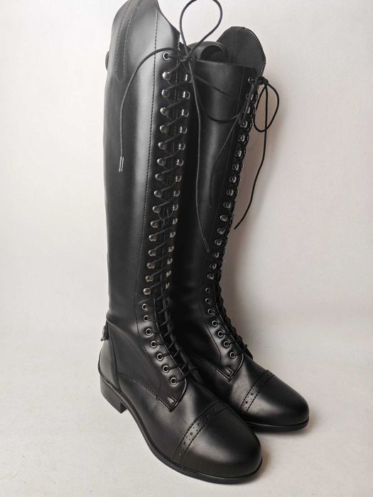 Sznurowane oficerki Steeds Sylka rozmiar 36 slim