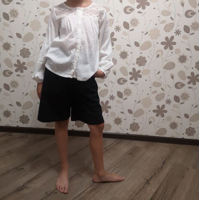 Класичні шорти в школу дівчинці 10-12 років