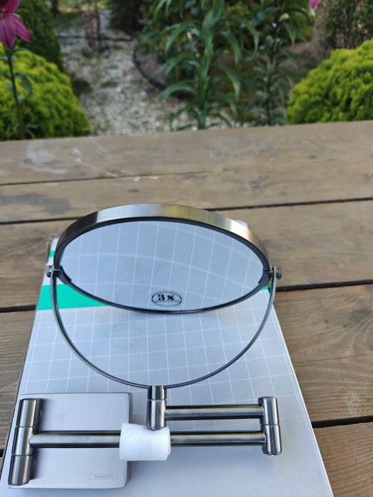 Hansgrohe AddStoris lusterko łazienka kosmetyczne okrągłe  chrom