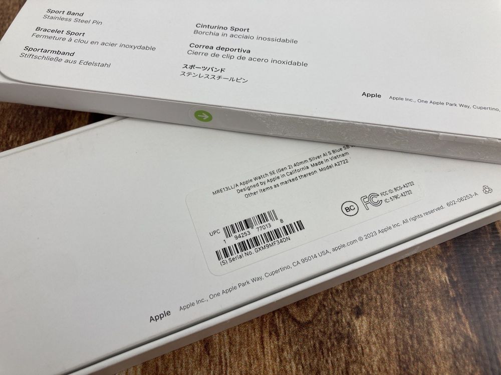 Новий Smart годинник Apple Watch SE 2nd 40mm 2023 SB Silver