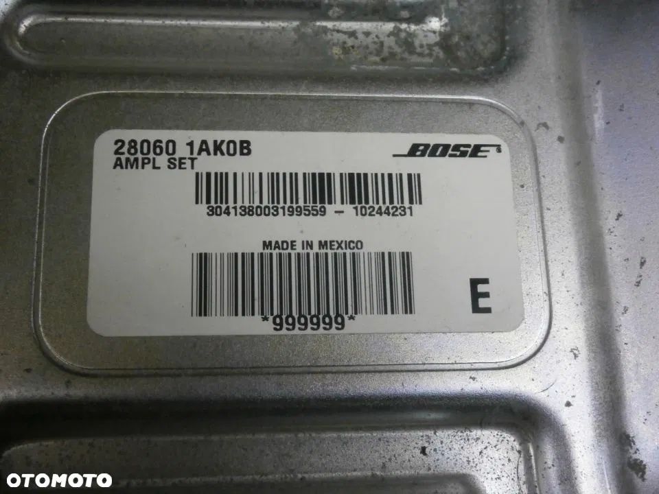 Wzmacniacz Bose Nissan Murano Z51 2011