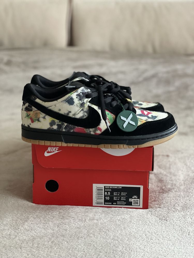 Оригинальные Nike SB Dunk Low x Supreme Rammellzee