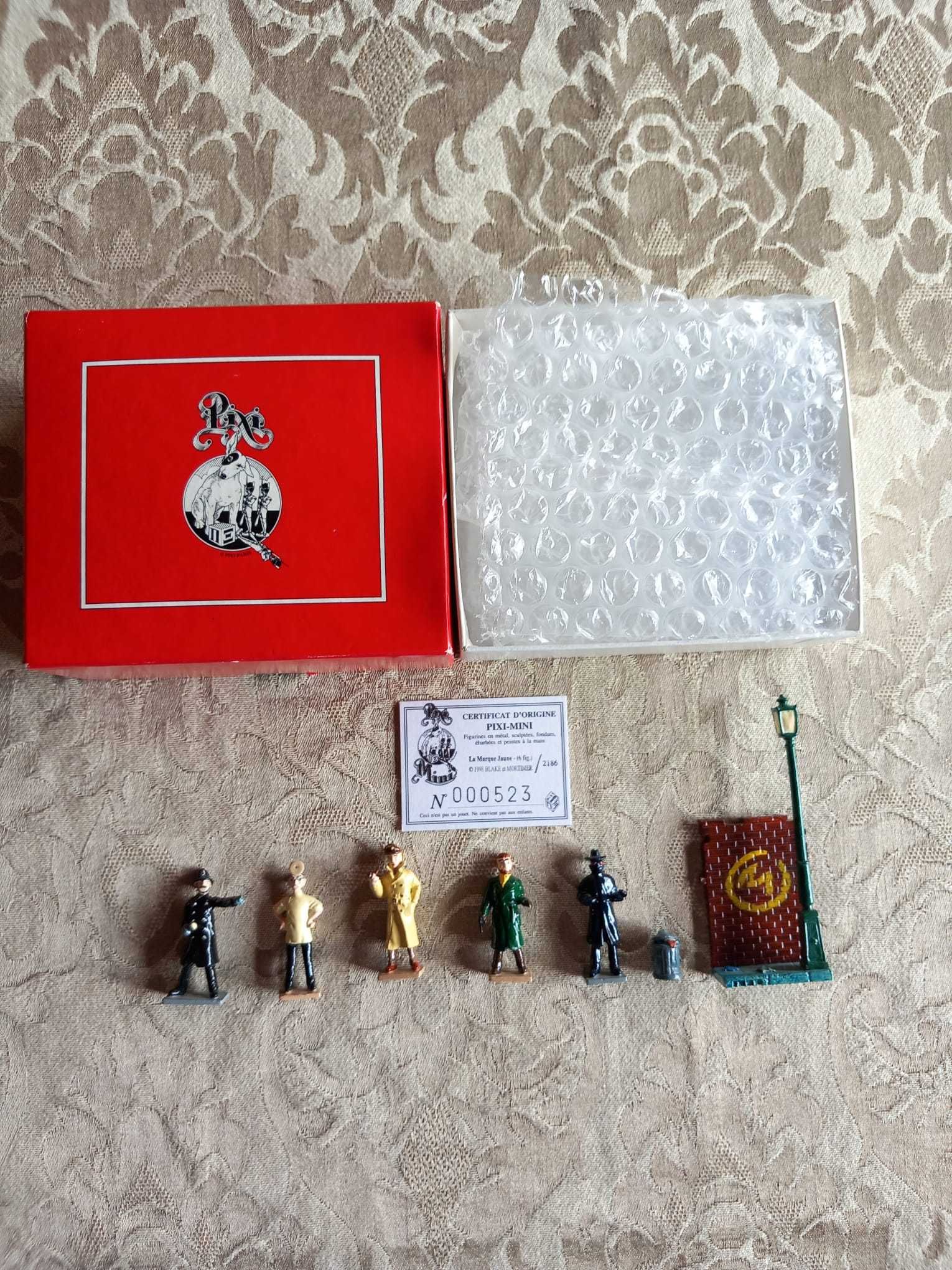 Blake e Mortimer A Marca Amarela 6 figuras PIXI mini