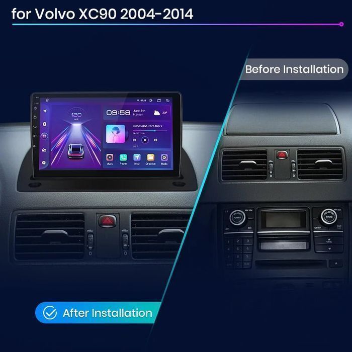 Nowoczesne radio Android do Volvo XC90 2004 - 2014, 6GB i 128GB