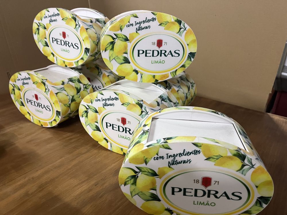 Porta guardanapos Pedras Limão conjunto de 7 unidades