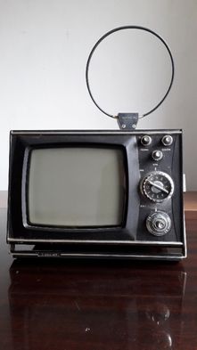 Портативный черно-белый телевизор Шилялис 402Д