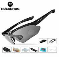 ROCKBROS спортивные очки 5 линз/стекол поляризация UV400 тактические