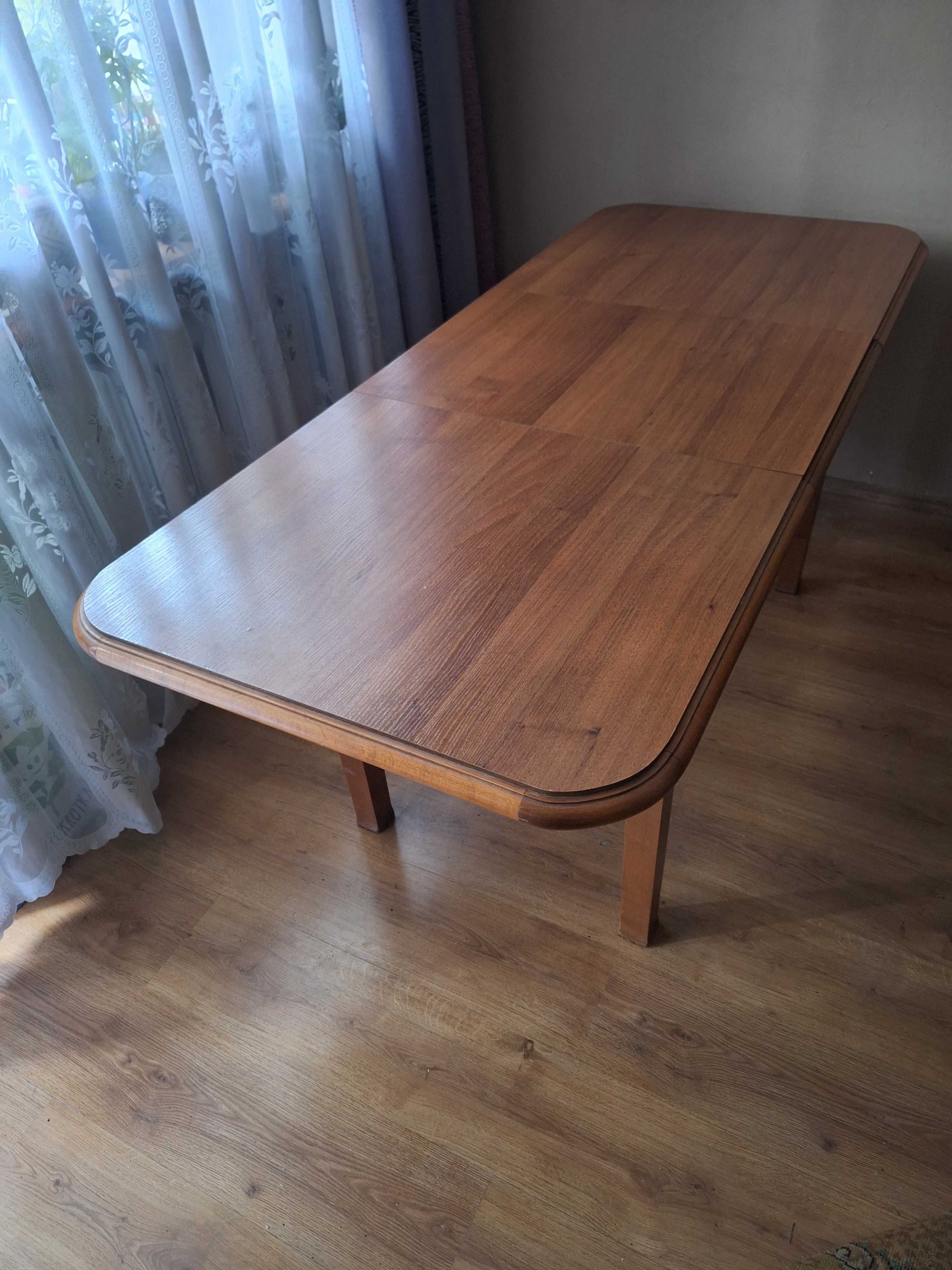 Stół drewniany rozkładany 77x130 do 180 cm